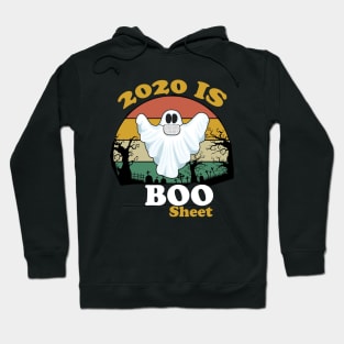 2020 Is Boo Sheet Halloween Vintage Hoodie